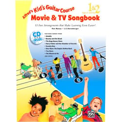 L. C. Harnsberger,Ron Manus Alfred's Kid's Guitar Course Movie and TV Songbook 1 & 2: 13 Fun Arrangements That Make Learning Even Easier!, Book & Online Audio