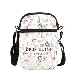 PLITI Regency TV Show Inspired Crossbody Bag For Fans Lady Whistledown Society Papers Gift Polin Season Gift