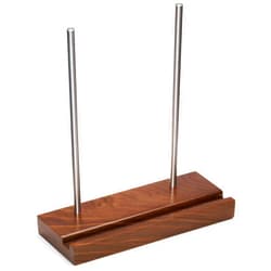 Optage Audio Tabletop Record Holder, Solid Wood Now Playing Vinyl Record Stand Display, Vinyl Holder, Vinyl Stand for Albums, cd, Ipad, Record Props Vinyl Record Display (Walnut)