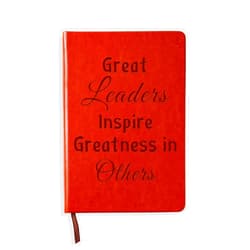 LBWCER Boss Appreciation Gift Mentor Gift Notebook Great Leaders Notebook Leader Supervisor PM Mentor Retirement Gift Coworker Farewell Leather Journal Notebooks (Great)