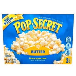 Pop Secret Butter 3 pk Microwave Popcorn 9.6oz