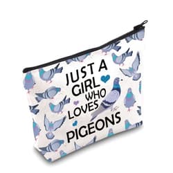 Gzrlyf Pigeon Makeup Bag Pigeon Lover Gift Pigeon Themed Gifts Pigeon Cosmetic Bag Gift For Pigeon Lover (JUST PigeonMB13)