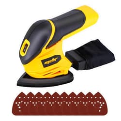WITLIGHT Cordless Detail Sander Compatible with DeWalt 20V Max Battery (Tool Only), Mellif Brushless Corner Sander with 12,000 OPM Speed, 10PCS Sandpapers, Dust Collector, for Tight Space, Metal, Woodworking