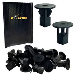 AOLYGEI C78 50PCS Fender Liner Wheelhouse Liner Mud Guard Nylon Screw Grommet Nut Retainer Compatible with Toyota Lexus 90189-06013 Camry Corolla Highlander Tundra Tacoma Sequoia