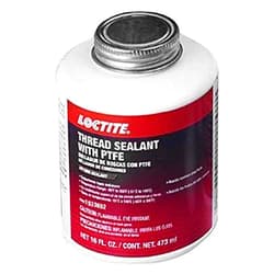 Loctite 1533652 Thread Sealant Brush Top Cap with PTFE, 16-oz.
