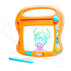 Lollipop Blippi Magnetic Travel Sketcher - A Portable Drawing Pad for Kids, Complete with Magnetic Pen and Eraser Knob Great Blippi Toys for Girls and Boys