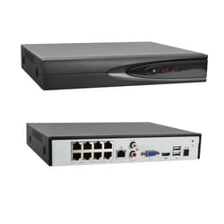 VIKYLIN 4K 8-Channel PoE Network Video Recorder NVR, Embedded Plug & Play,PG108H-8P