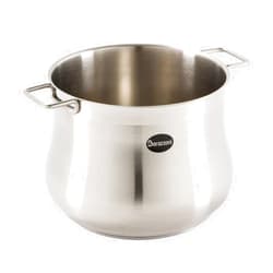 Barazzoni Pot Line Tummy in Stainless Steel, 18/9 18 cm Steel