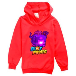 CreEv Blox Fruits Kids Boys Girls Hoodie Pullover,Casual Fashion Soft Game Costume Hooded Sweatshirts,Gifts for Kids