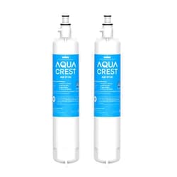 AQUA CREST AQF-FF19C Replacement for GE® RPWFE®, RPWF (with CHIP) Refrigerator Water Filter, Compatible with GYE22HMKES, GYS22GMNES, GYE22HBLTS, DFE28JSKSS, GFE28HMHES, GNE29GYNFS, 2 Filters