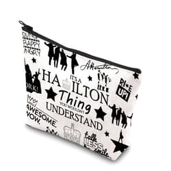 TSOTMO Musical Makeup Bag Musical Quote Cosmetic Bag Musical Inspired Gift For Women Musical Gift
