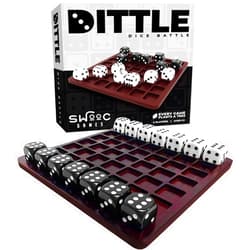 SWOOC Dittle™️- Dice Battle | 2 Player Dice Games for Adults | Adult Board Games for 2 Players | Best Two Player Game for Adults | Two Person Wooden Coffee Table Fun | Bar Game for Adult Indoor Tabletop