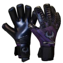 Renegade GK Eclipse Professional Soccer Goalie Gloves with Microbe-Guard (Sizes 6-12, Level 5) Pro-Tek Fingersaves & 4+3MM EXT Contact Grip | Goalkeeper Gloves for Elite Play | Based in The USA