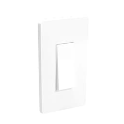Youngzuth 3way Zigbee Smart Light Switch, No Neutral Wire Required,Alexa & Google Home Compatible, Wall Mount Single Button, White Youngzuth，Requires Zigbee HUB