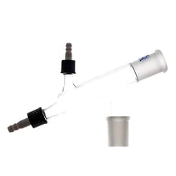 Summit Research Short Path Distillation 29/42 Distribution Adapter. Distilling Receiver with GL14 and GL18. Chemistry Apparatus. Made in USA