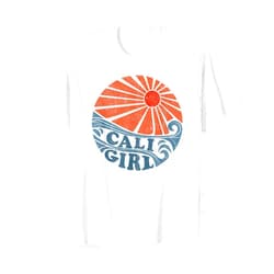 Retro Beach Vacation Summer Quotes Shirts & Gifts Vintage Cali Girl Retro Beach California Vacation Women's T-Shirt