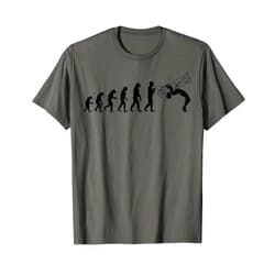 Cute Adult Children Fighting Workout Humor Designs Cool Wrestling Evolution | Funny Gym Wrestler Sport Fan Gift T-Shirt