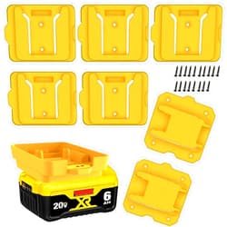 SZWJT-LV 10pcs Battery Holders Mount for De-walt 20V/12V Battery,10pcs Tool Holders for De-walt 20V Battery Drill & 18V Milwaukee Battery Drill