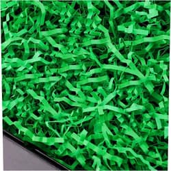 PLINJOY 4 OZ Crinkle Cut Paper Shred Filler for Gift Basket Shredded Confetti Paper Box Stuffing Easter Basket Grass (Green)