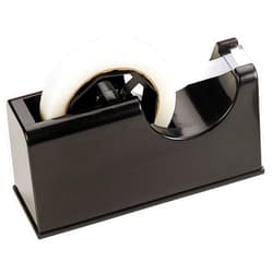 Officemate 2-in-1 Heavy Duty Tape Dispenser 1-Inch and 3-Inch Core, Black (96699)