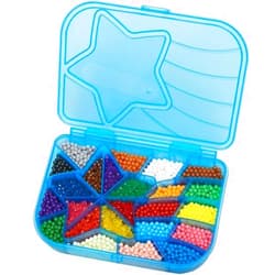 Aquabeads Mega Bead Set - Arts & Crafts Bead Refill Kit for Children Ages 4+ - Includes Over 2,400 Beads and Shooting Star Storage Case