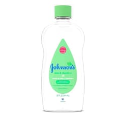 Johnson & Johnson JOHNSON'S Aloe Vera & Vitamin E Baby Oil 20 oz (Pack of 4)