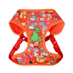 Nickelodeon for Pets All Stars Dog Harness for Large Dogs | No Pull Dog Harness Vest with Nickelodeon Characters from Rugrats, Hey Arnold, and More | Nickelodeon Pet Harness