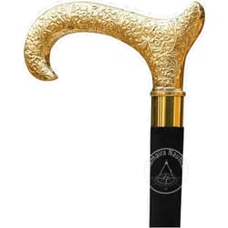 VAREESA NAUTICAL Derby Canes and Walking Sticks with Brass Handle Affordable Gift Wooden Decorative Walking Cane Fashion Statement for Men and Women - Derby Canes