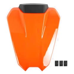 Generic For KTM 1290 Super Duke R 2020-2024 Motorcycle Rear Seat Cover Cowl Fairing 1290R Rear Solo Seat Passenger Pillion Accessories（Orange）