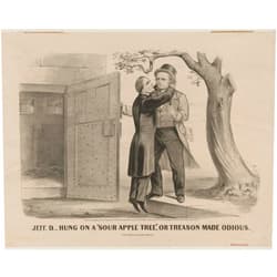ClassicPix Photo Print 8x10: Jeff. D Hung On A Sour Apple Tree Or Treason Made Odious, 1867