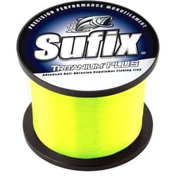 Sufix Tritanium Plus 1-Pound Spool Size Fishing Line (Chartreuse, 17-Pound)