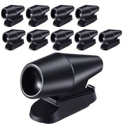 Frienda Deer Whistle 10 Pieces Save a Deer Whistles Avoids Collisions, Deer Whistles for Car Deer Warning Devices Animal Alert for Cars and Motorcycles (Black)