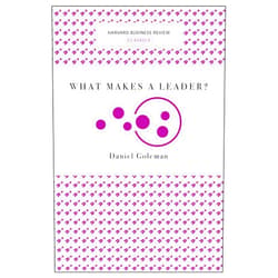 By Daniel Goleman (Author) What Makes a Leader? (Harvard Business Review Classics)