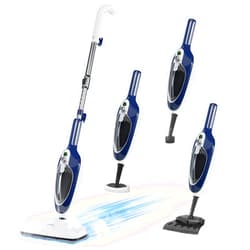 GorFanty Steam Mop - 10-in-1 Floor Steamer Detachable MultiPurpose Handheld Steam Cleaner for Hardwood/Tile/Laminate All Floors Carpet Cleaning with 11 Accessories for Whole Home Use(Blue).