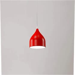 MTDYD Nordic Style E27 Chandelier, Creative Iron Pendant Lamp, Single Head Ceiling Hanging Light, Metal Lamp Shade, Lighting Fixture for Restaurant Bar