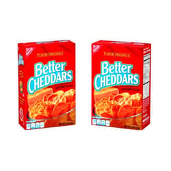 Better Cheddars Crackers 6.5oz Box - Pack of 2