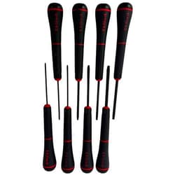 Eklind Tool 90108 Ball-Hex (allen) Screwdriver - 8pc set SAE Inch Sizes .050-5/32
