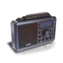 Eton - Elite Field AM/FM/Shortwave Desktop Radio with Bluetooth, Mineral Grey, 2-Band, Bluetooth Ready, LCD Display, Headphone Jack, Strong Anti-Interference, 50 Station Memory