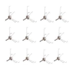 ELONG OUTDOOR 100 Grain Judo Broadhead 5 Claws Head Screw Points Paw Arrow Heads for Targeting Small Animal 12 PCS
