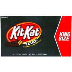 Kit Kat Candy Bar, King Size Crisp Wafers in Dark Chocolate, 3.0-Ounce Bars (Pack of 24)