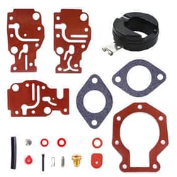 GAYERI Carb Carburetor Repair Kit for Johnson Evinrude Replacement for 439073 431897 18-7219 6 8 9.9 15 20 HP