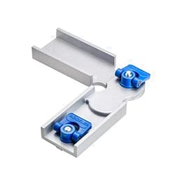 Rockler T Track Stop - Aluminum T Track Corner Stop - T Track Accessories Fits Any Track - Ideal Use for T-Track Table, CNC Machines and jigs