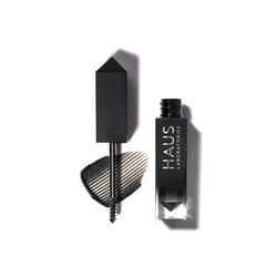 HAUS LABORATORIES By Lady Gaga: RISQUÉ BROW & LASH SPARKLE TOPPER, Brow Gel & Mascara in Black Sparkle, Long Lasting & Buildable Eye Makeup, Vegan & Cruelty-Free, 0.10 Fl. Oz