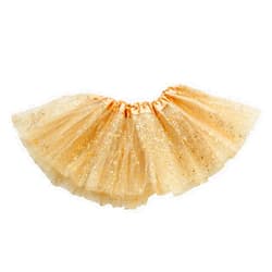 XSHANG GOODTECK Newborn Infant Baby Professional 3 Layers Sequin Tutu Tulle Skirt (6-18month, Gold)¡­
