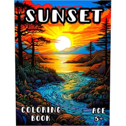 Sutton Eves Sunset Coloring Book: Relaxing & Peaceful Sunsets Coloring Book for Kids and Adults 5+