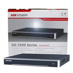 HIKVISION H.265 8-Channel PoE 4K Network Video Recorder NVR, Embedded Plug & Play - DS-7608NI-K2/8P