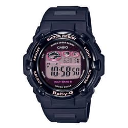 Baby-G [Casio] Watch Baby-G Radio Solar 2021 Model BGR-3000UCB-1JF Ladies Black