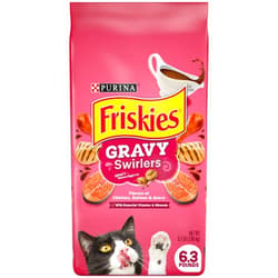 Purina Friskies Gravy Swirlers Adult Dry Cat Food 6.3 Pound (Pack of 1)