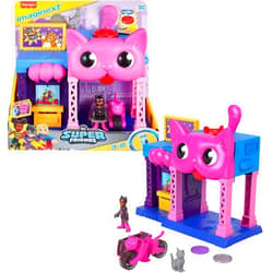 Fisher-Price Imaginext DC Super Friends Toy Catwoman Playhouse Playset with Figure & Accessories for Pretend Play Kids Ages 3+ Years ​