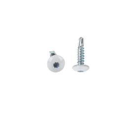 Aillsa Trailer Exterior Self Tapping Screws (150pcs)#10 x 3/4 Enclosed Car Hauler Self Tapping Screws/Self Tapping Sheet Metal Screws-White